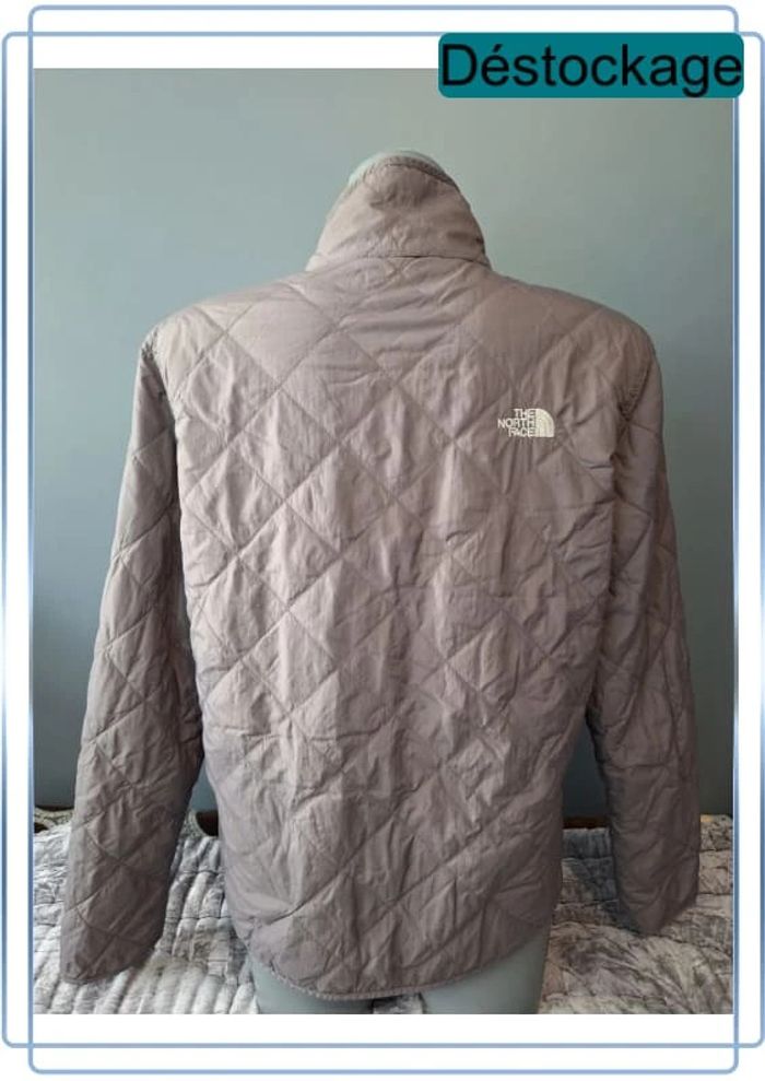 Veste femme the north face marron - taille M - brodé - photo numéro 6