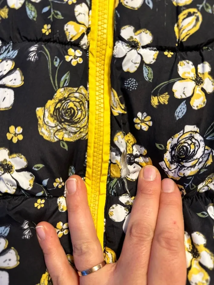 Doudoune fleur hiver - photo numéro 9