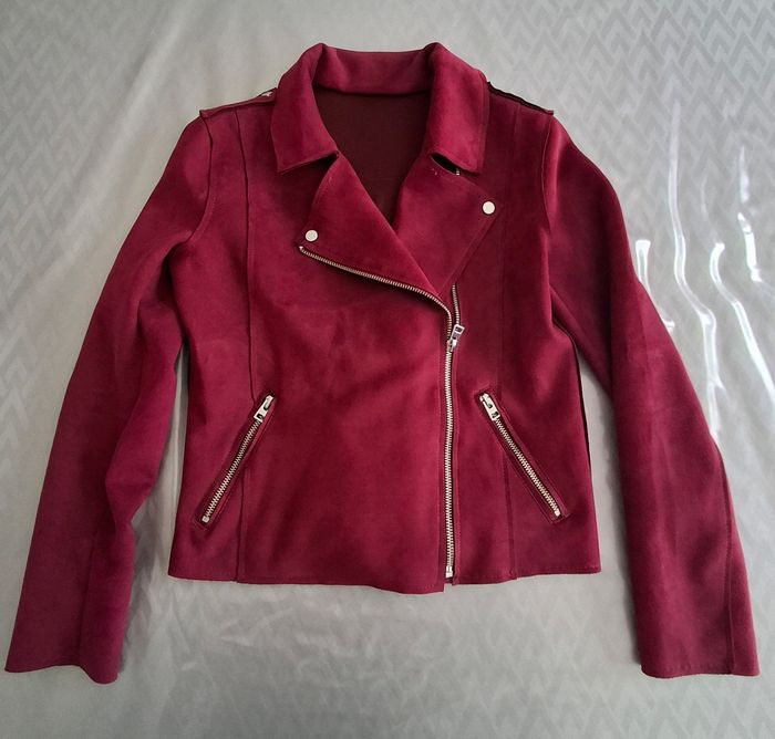 Perfecto en suédine