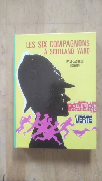 Les Six Compagnons à Scotland Yard PJ Bonzon Bibliothèque verte cartonnée 1975