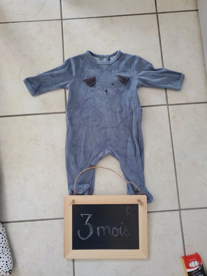 Pyjama grenouillère 3 mois kiabi