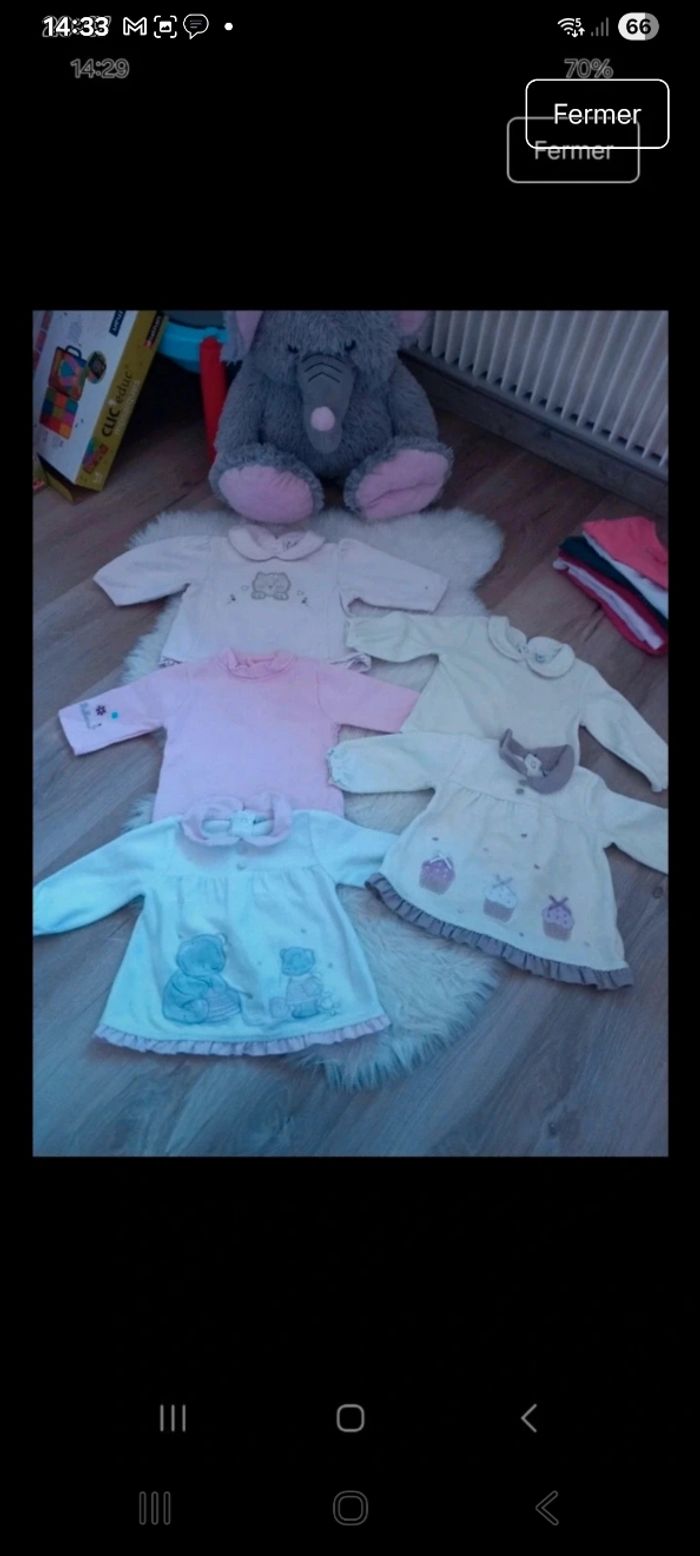 Lots de 5 pulls 6 mois