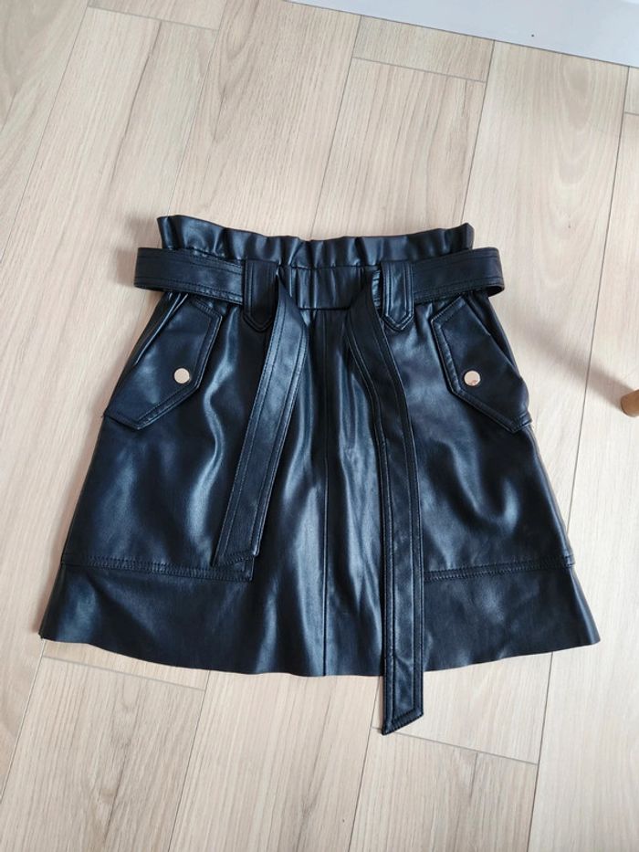 Jupe cuir