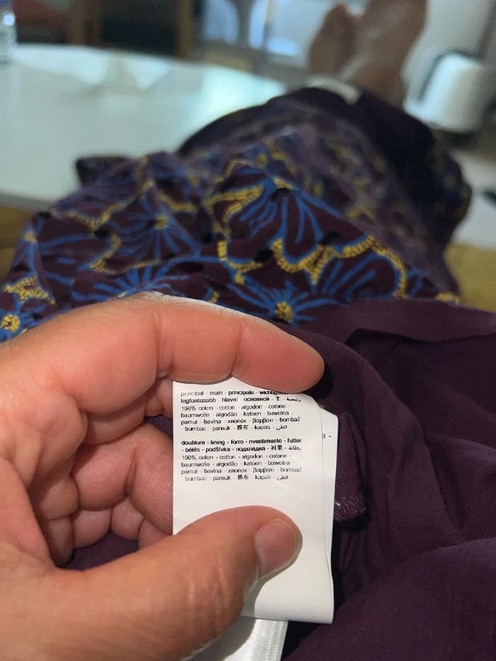 Robe brodée fleurs promod Taille 36 - photo numéro 6