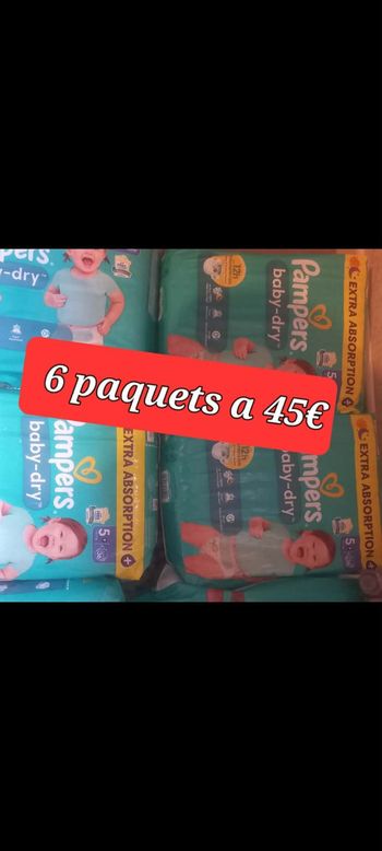 Pampers taille 5+
