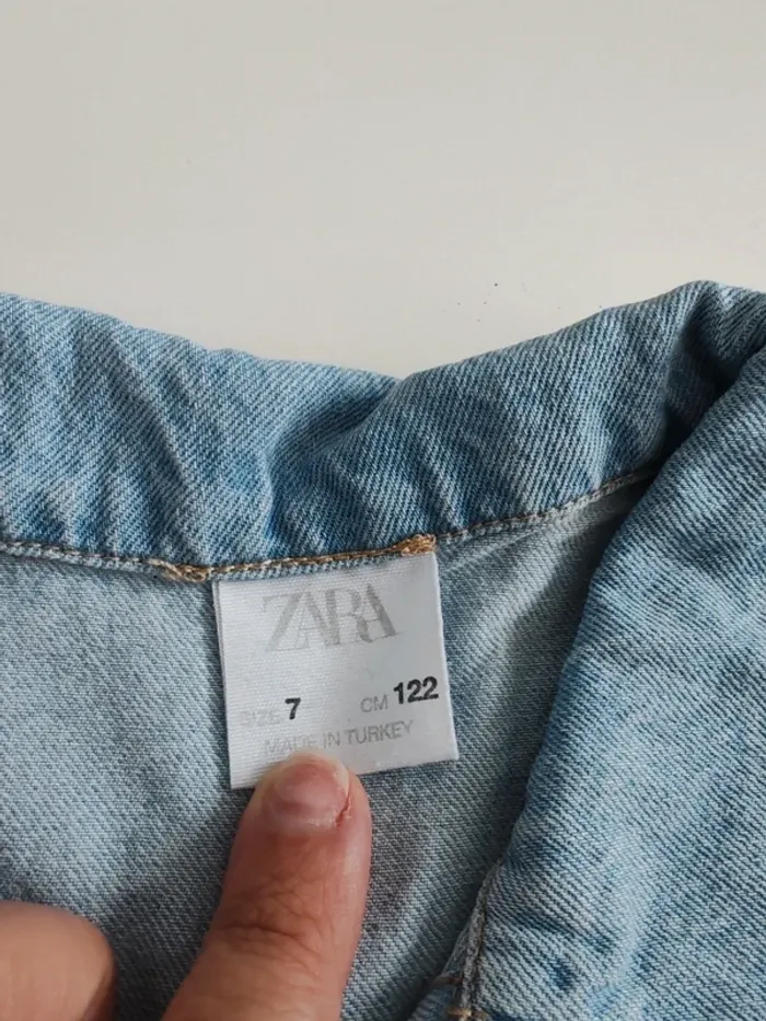 Robe en jean Zara 122cm - photo numéro 2