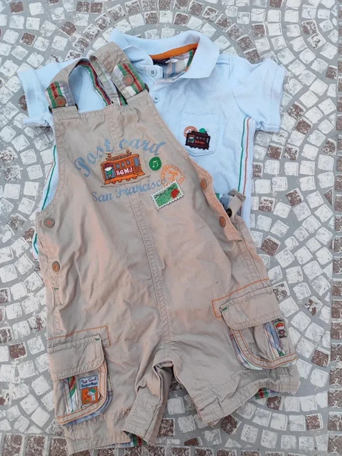Ensemble polo salopette