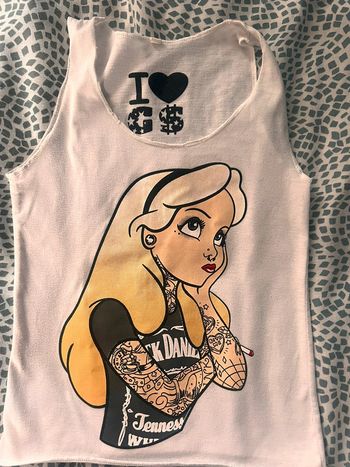 Débardeur Alice jack daniels tatoo enfant taille S