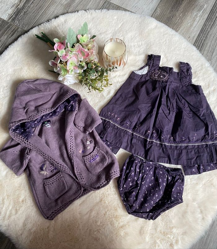 🍁Sublime ensemble sergent major 3 pièces taille 6 mois parfait pour l’automne 🍁 - photo numéro 2