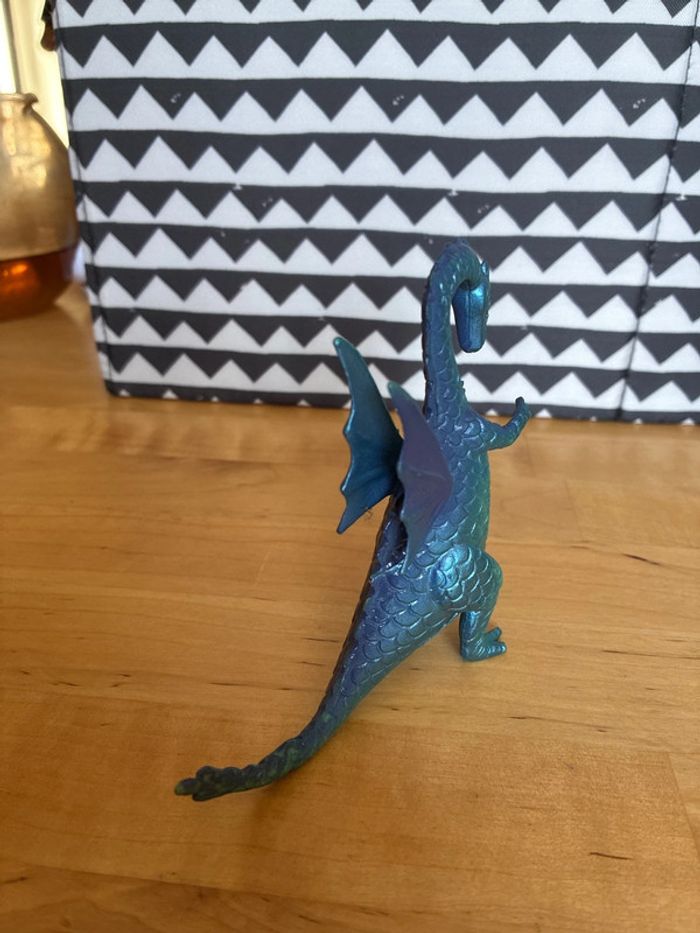Vintage Purple And Blue Winged Dragon PVC Figure/Toy | Chinasaur - photo numéro 4