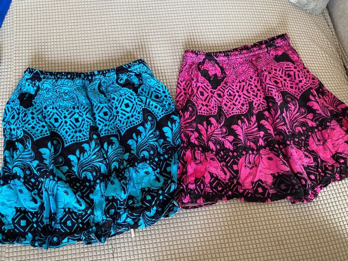Lot short été fluide fille taille 8/14 ans ou femme taille 36/38 - photo numéro 2