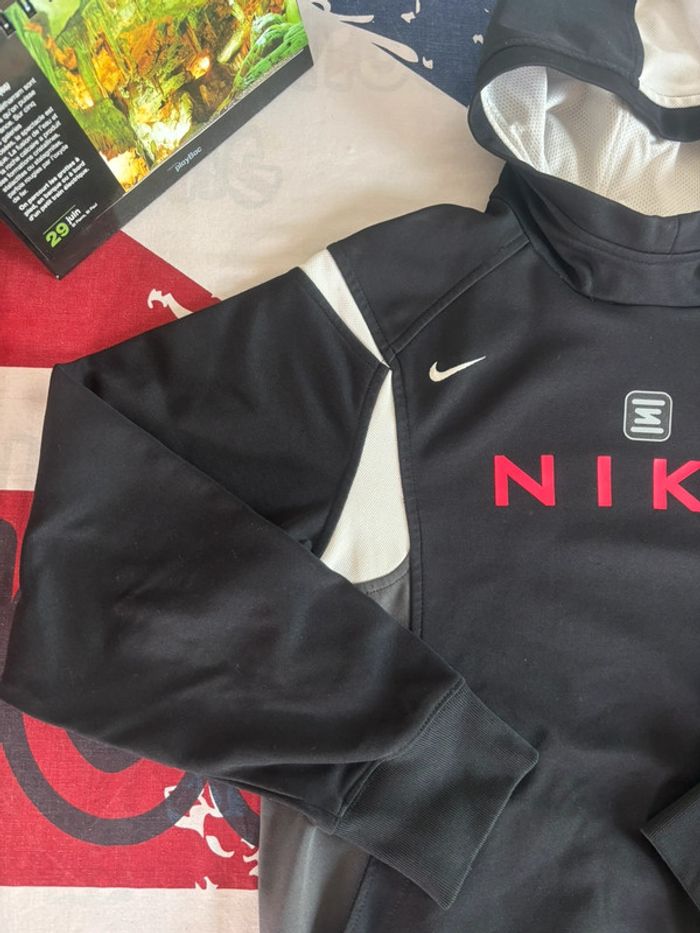 Sweat à capuche Nike noir taille L enfant - photo numéro 3