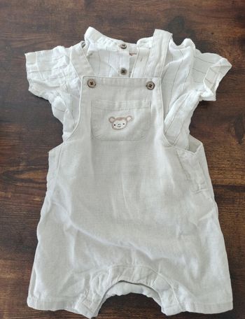 Ensemble salopette chemise 🧸