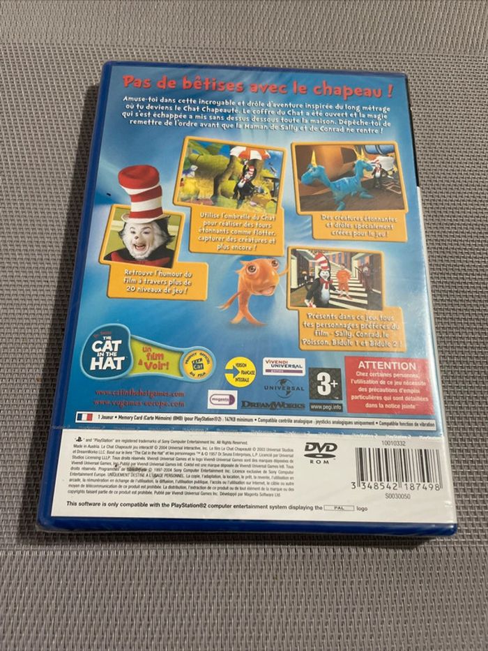 Le Chat Chapeauté Jeu PS2 FR - photo numéro 2