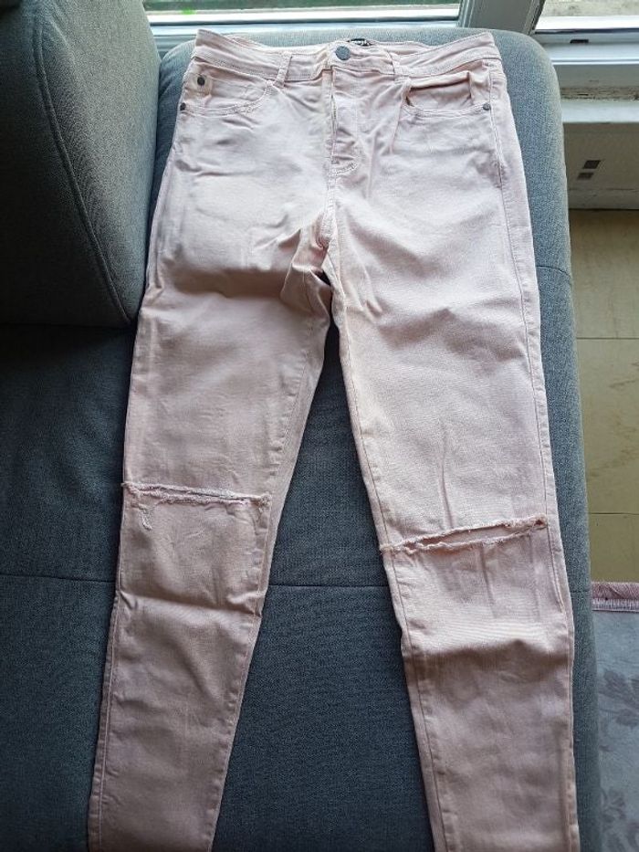 Pantalon femme rose 40 Jennyfer