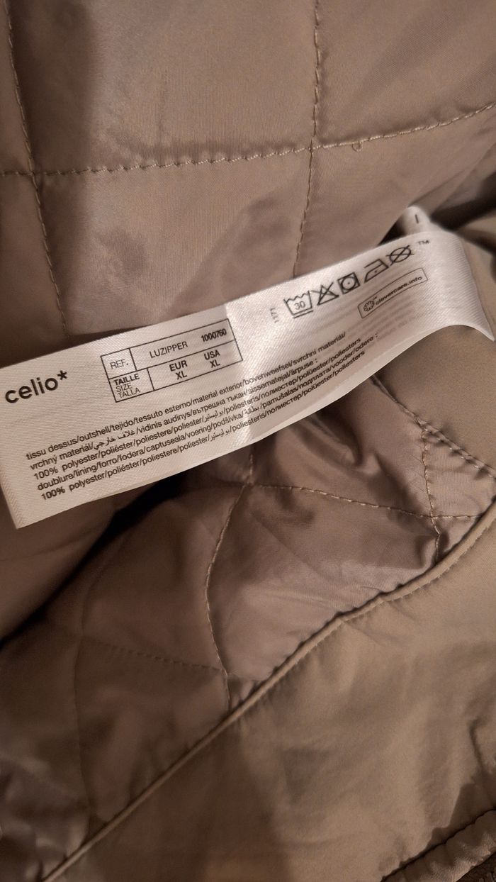 Blouson col montant beige déperlant - photo numéro 9