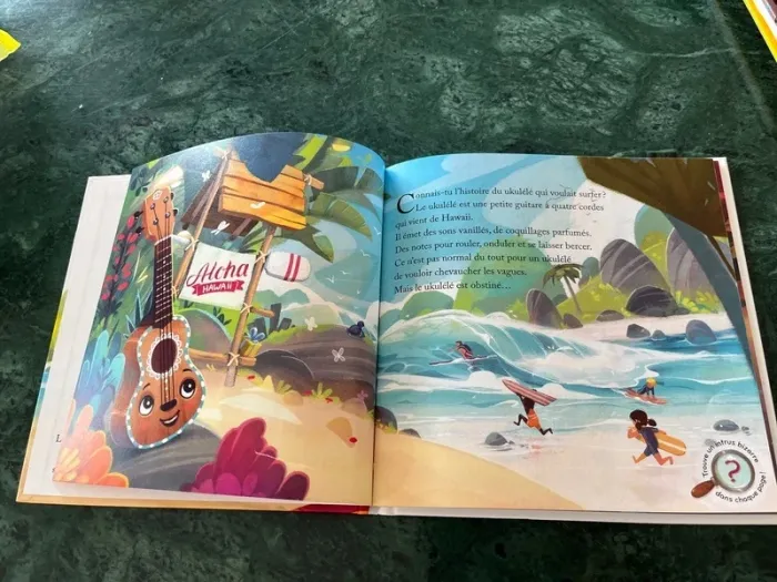 Livre Le ukulélé qui voulait surfer - photo numéro 3