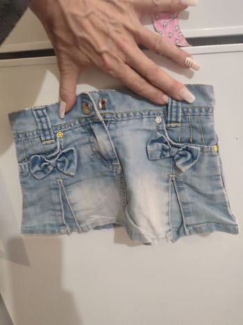 #kytie2ansfille. Mini jupe en jean taille 2 ans
