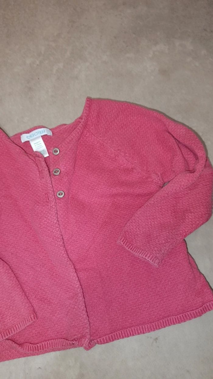 Petit gilet fin taille 12 mois obaibi - photo numéro 3