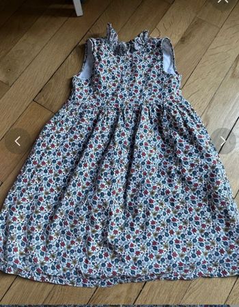 Robe fille fleurie 6 ans
