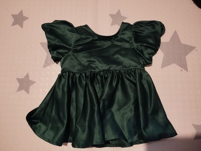 Robe mariage ou événement verte - 0/3 mois
