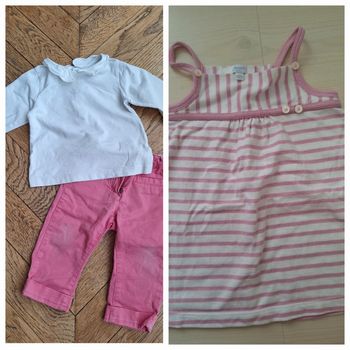 Lot jacadi 12 mois demi saison ete fille rose