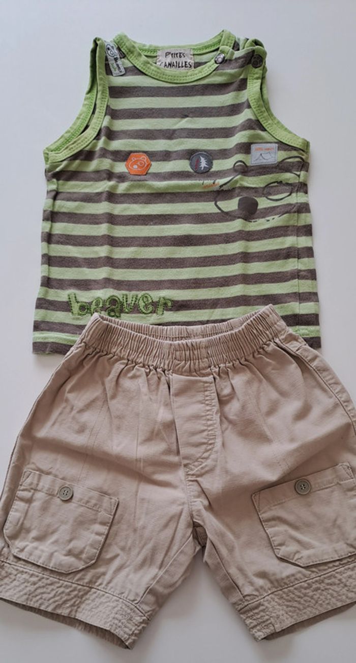 Ensemble été garçon 12 mois