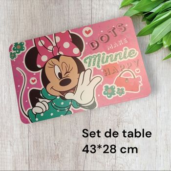 Set de table Minnie mouse Disney