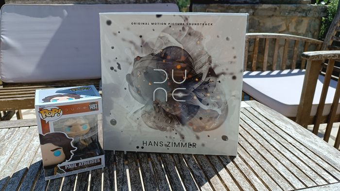 Vinyle OST Dune 2 by Hans Zimmer + Figurine Pop Paul Atreides 🪐