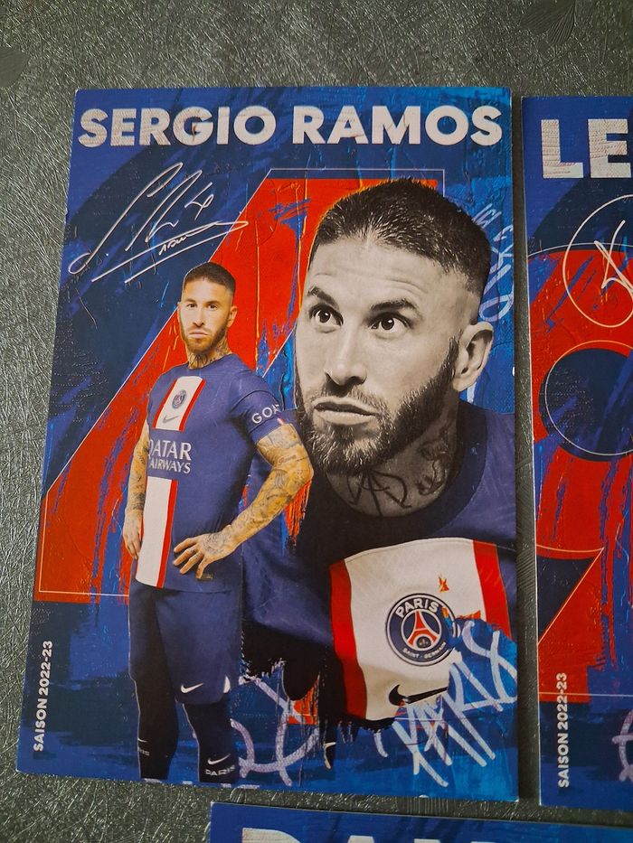 5 cartes joueurs PSG - photo numéro 6