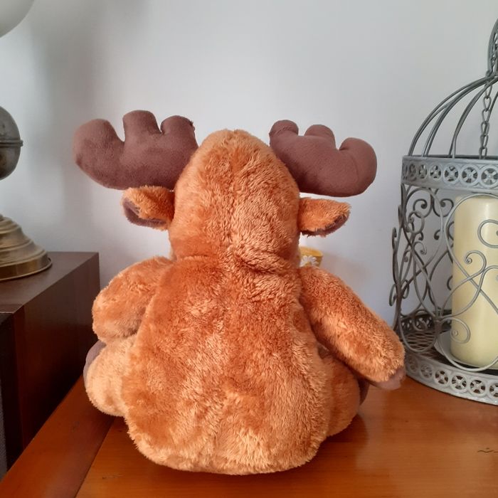 Peluche-doudou Renne / Élan *26 cm - photo numéro 4
