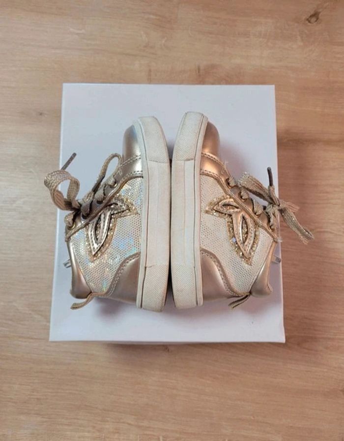 Baskets montantes fille taille 21 - photo numéro 4