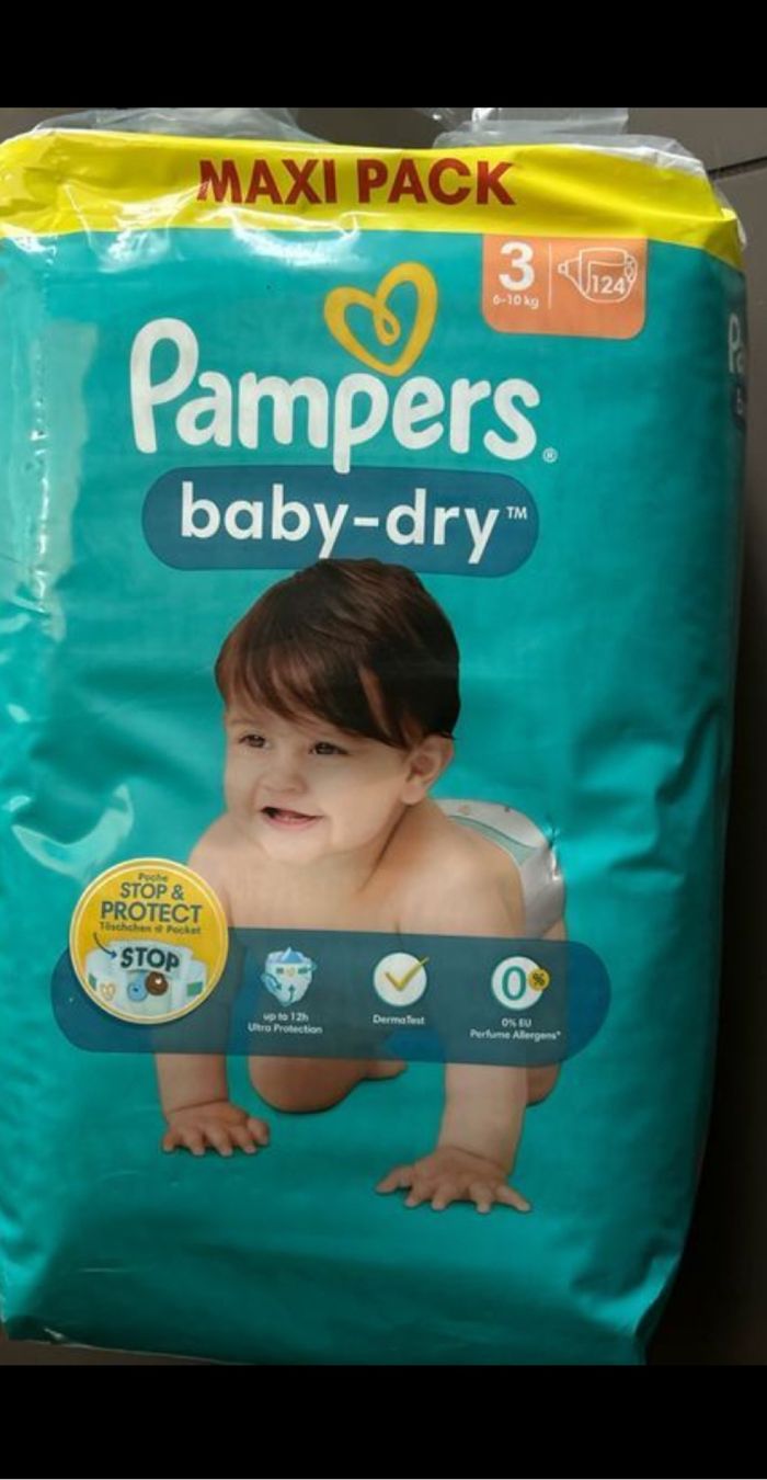 1 paquet de couches Pampers t 3