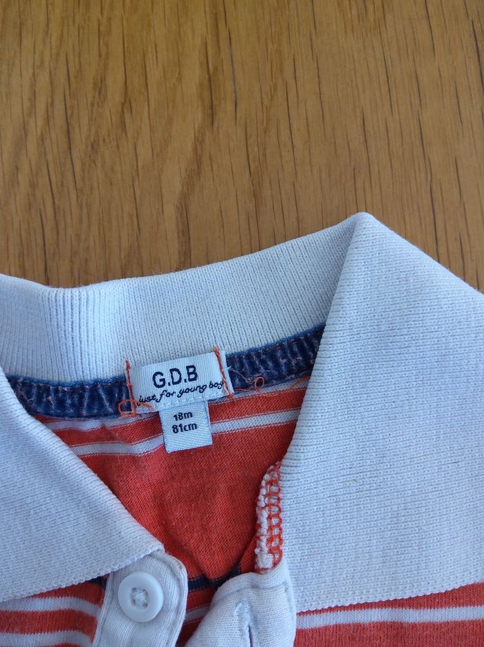 Polo ML orange - photo numéro 3