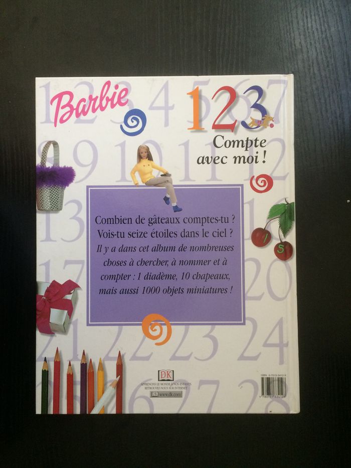 Livre barbie compter - photo numéro 2