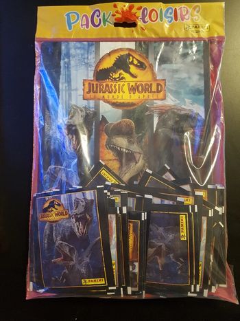 Panini jurassic world le monde d'après dominion pack loisirs new sealed