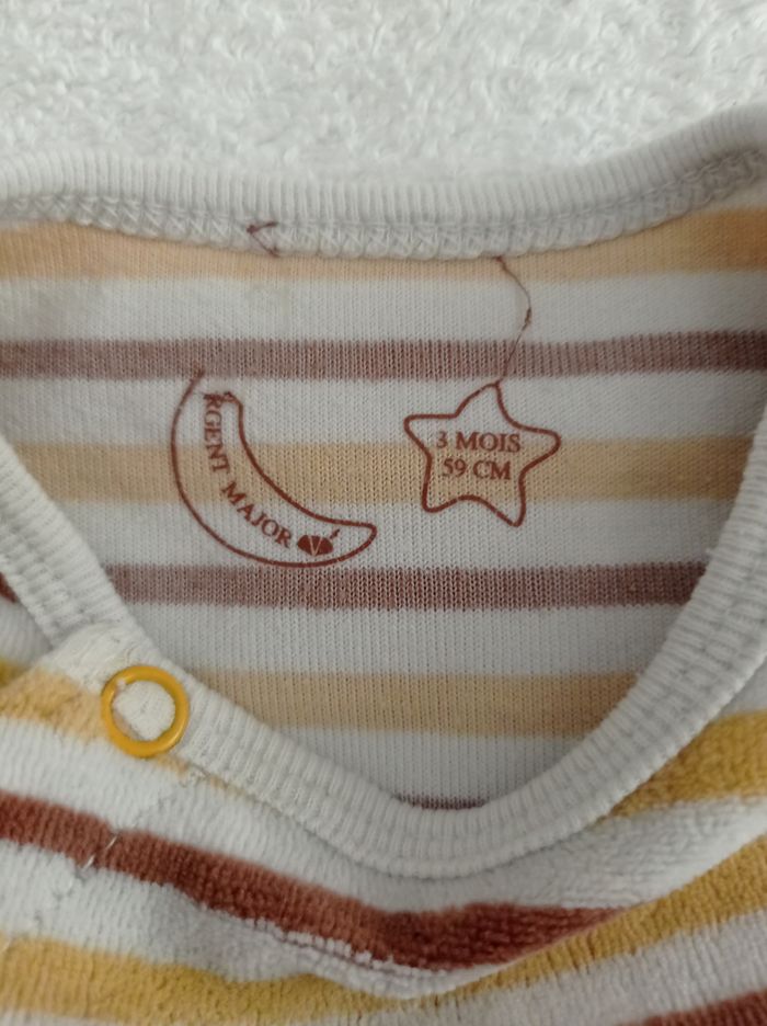 Pyjama pour petit garçon 3 mois 59 cm marque sergent major - photo numéro 6