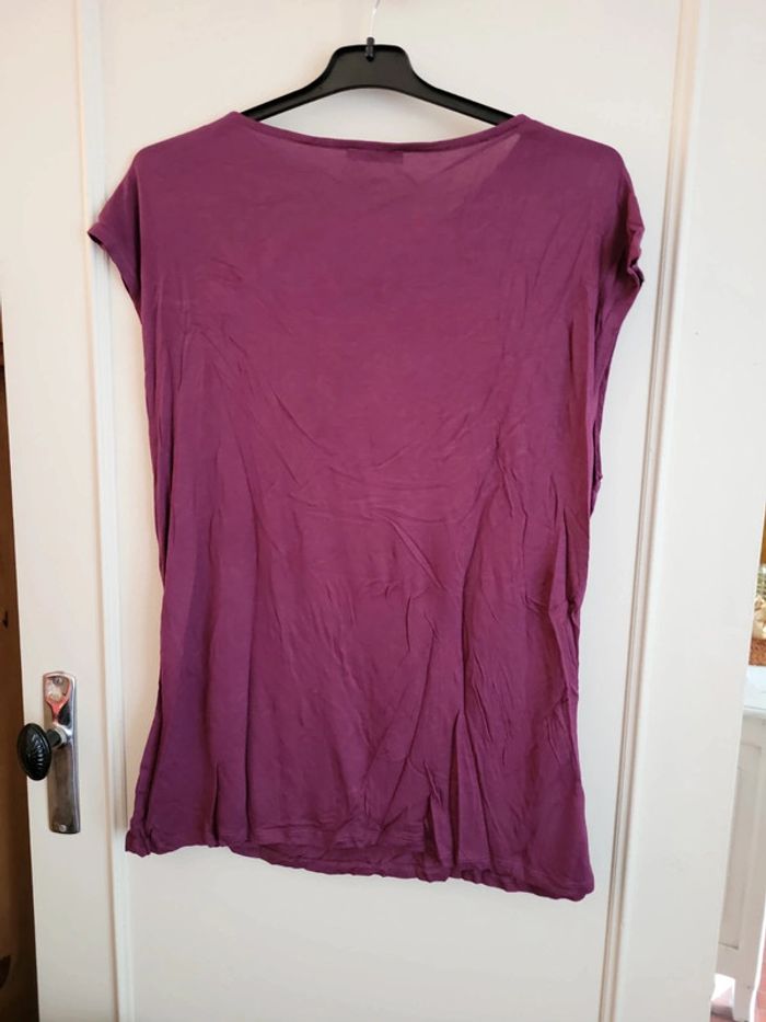 T shirt tex violet - photo numéro 5