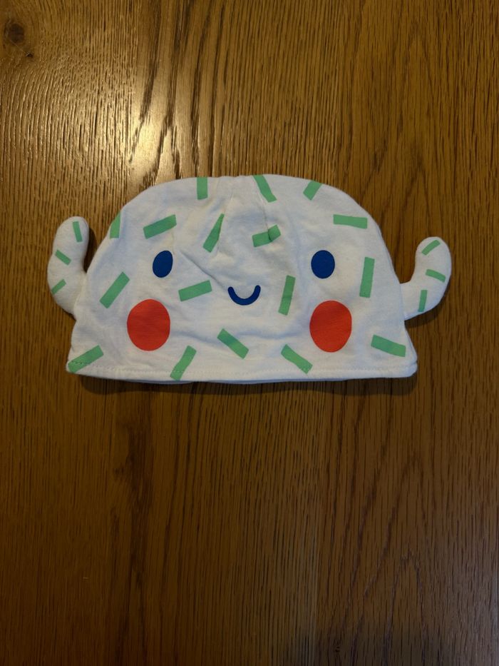 Bonnet Bébé 44 cm Blanc Premaman