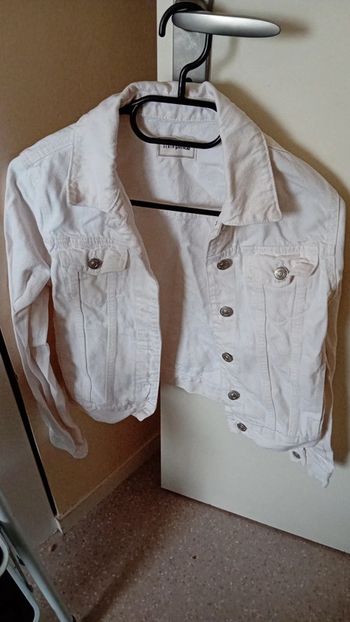 Veste jean blanche en XS