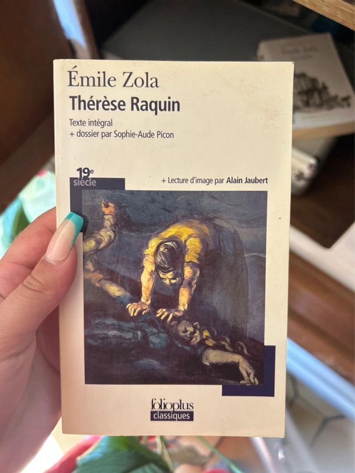 livre Émile Zola Thérèse Raquin