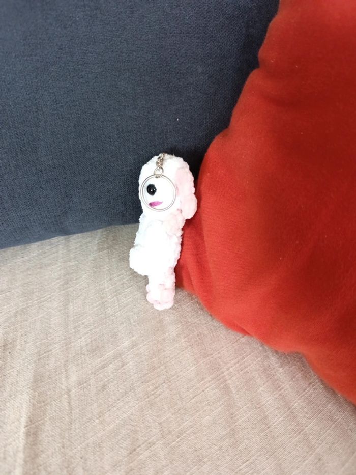 Porte clé Axolotl fait au crochet - photo numéro 2