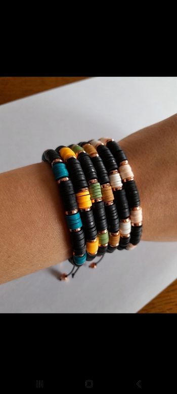 Bracelet perles heishi