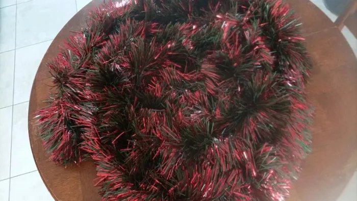 Très grosse guirlande pour extérieur 6 m rouge et verte