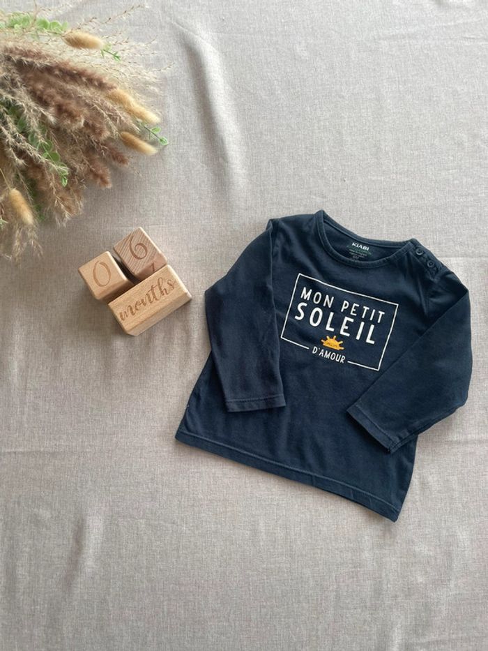 Haut à manches longues 6 mois - Garçon