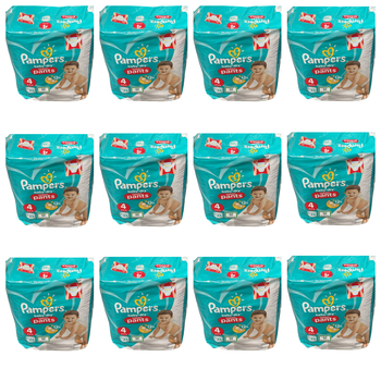 Lot de 276 Couches Pampers Baby Dry Pants  9-15kg Taille 4 Neuf