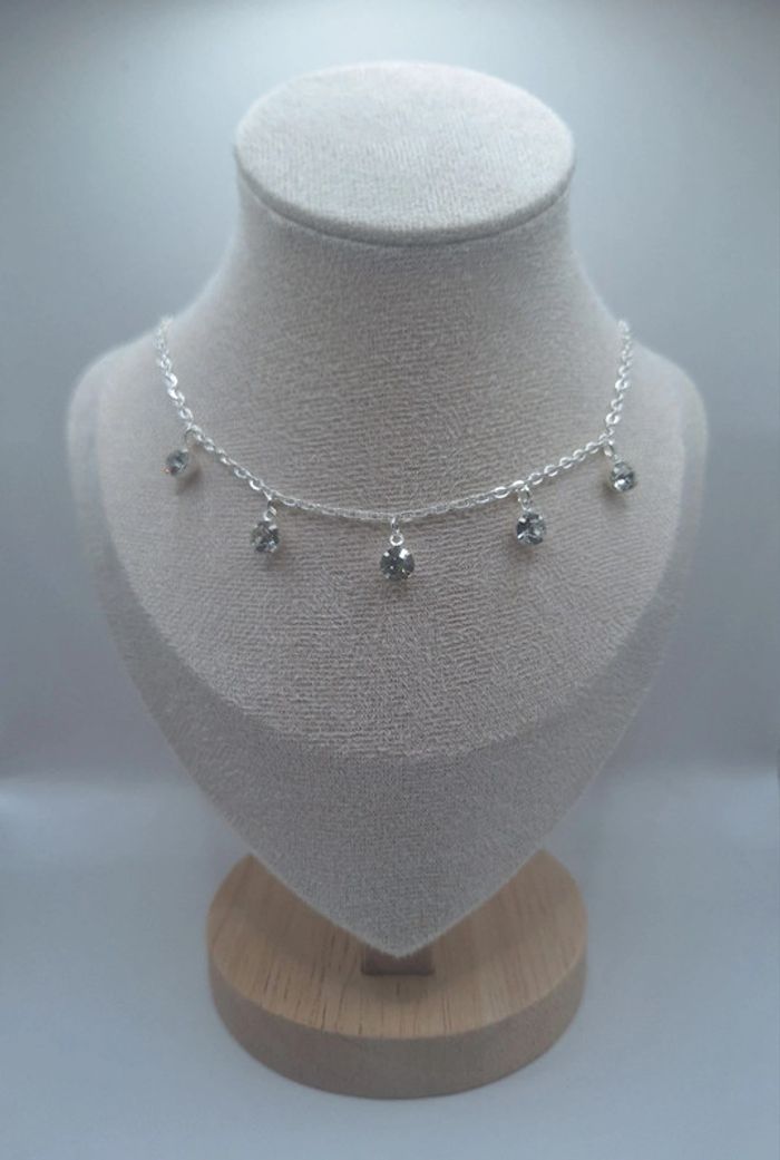 Collier 5 diamants