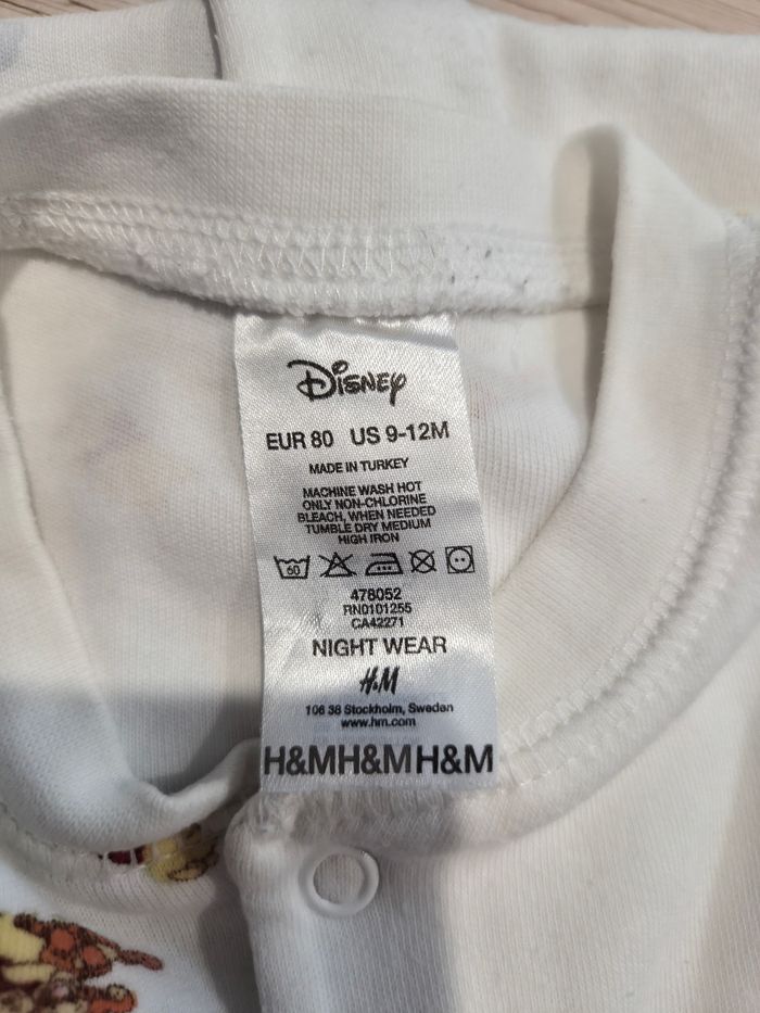 Pyjama short tee-shirt 1 pièce, H&M, 9-12 mois, 80cm - photo numéro 3