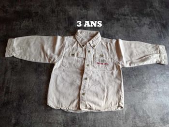 Chemise 3 ans