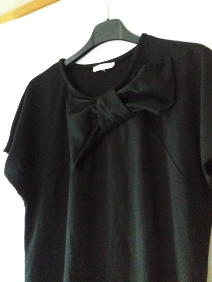 Robe noire Good Look avec noeud - photo numéro 3